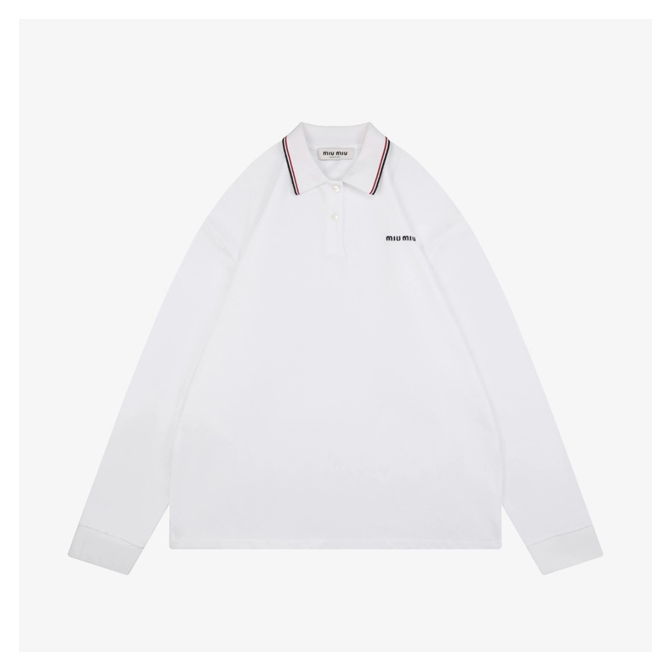 MM Embroidered Logo Polo Shirt Front view