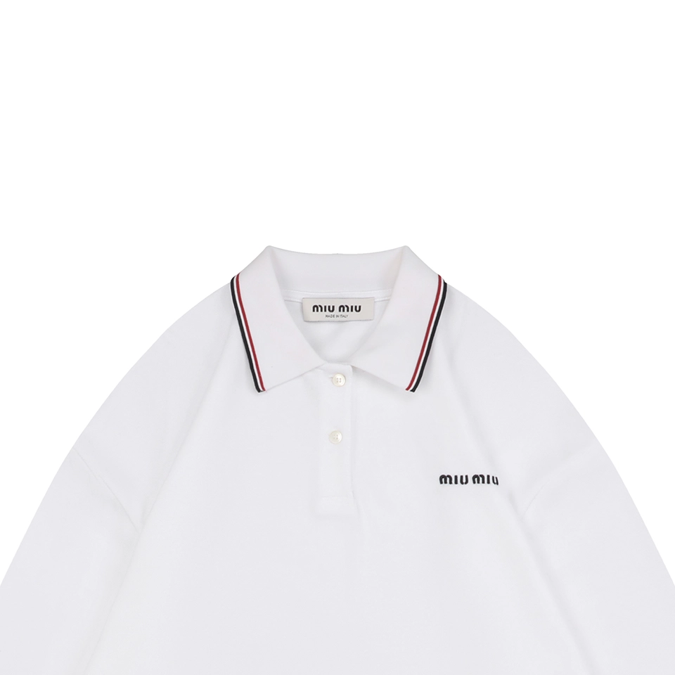 MM Embroidered Logo Polo Shirt