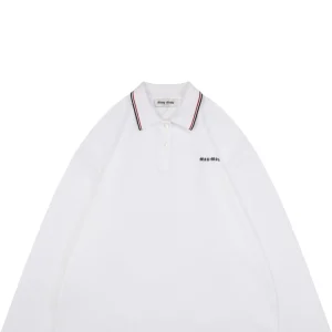 MM Embroidered Logo Polo Shirt