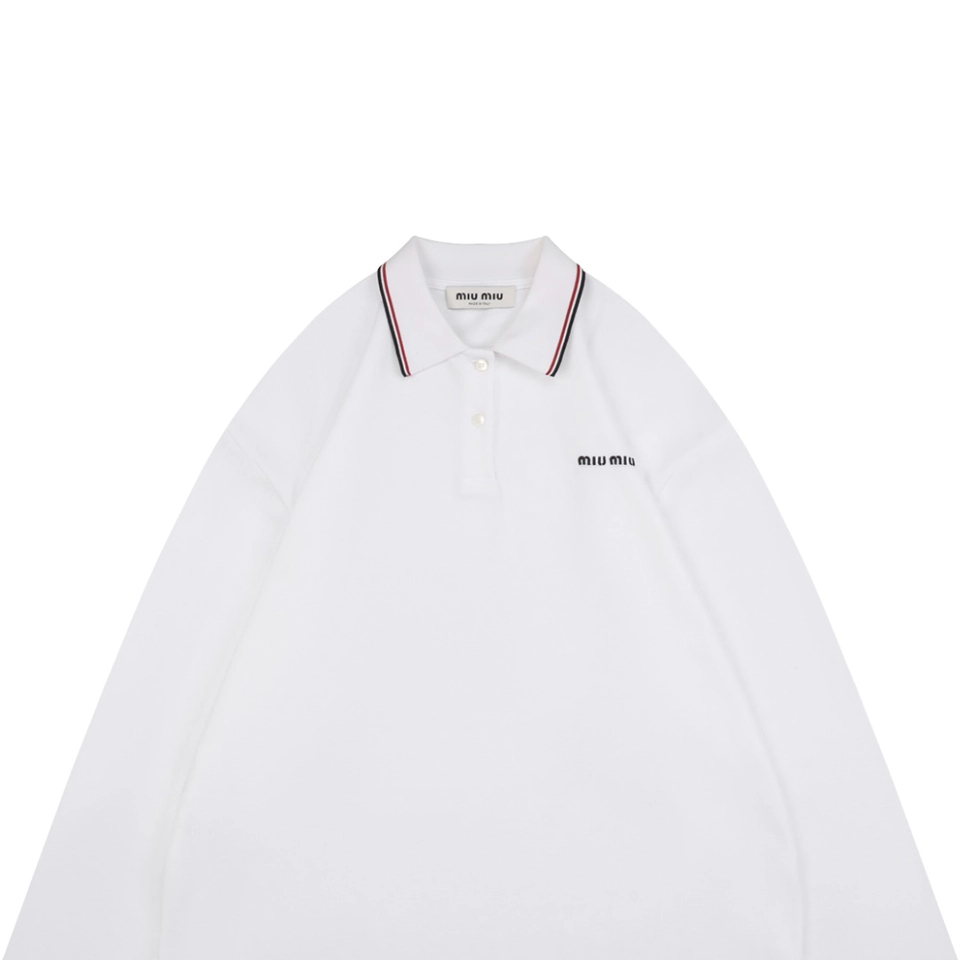MM Embroidered Logo Polo Shirt