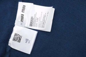 MM Klein Blue Polo Sweatshirt Wash label