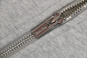 MM Logo-Embroidered Stand Collar Zip-Up Jacket Zipper puller