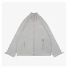MM Logo-Embroidered Stand Collar Zip-Up Jacket