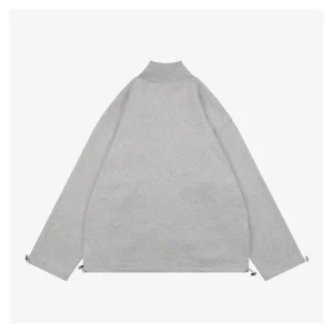 MM Logo-Embroidered Stand Collar Zip-Up Jacket Back view