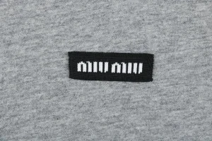 MM Logo Patch Cotton Shirt Brand label