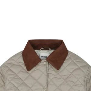 MM Quilted Diamond Pattern Cotton Jacket