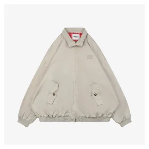 MM Small Logo Check-Lined Harrington Jacket Front view