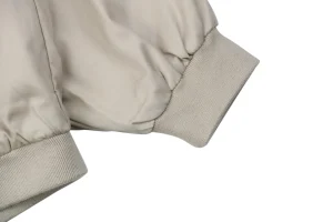 MM Small Logo Check-Lined Harrington Jacket Cuff