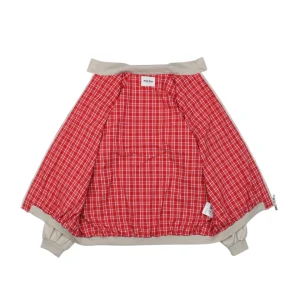 MM Small Logo Check-Lined Harrington Jacket Lining