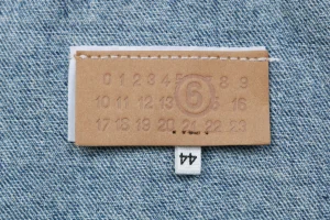 Maison Margiela Detachable Collar Vintage Wash Denim Jacket Brand label