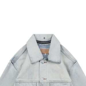 Maison Margiela Detachable Collar Vintage Wash Denim Jacket