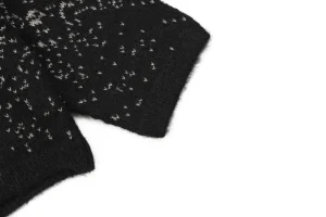 Maison Margiela Pixel Snowflake Check Crewneck Sweater Cuff