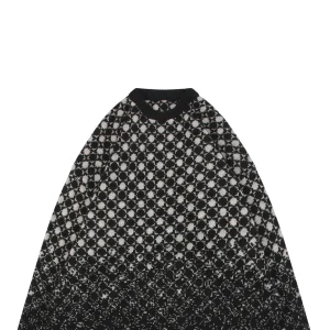Maison Margiela Pixel Snowflake Check Crewneck Sweater