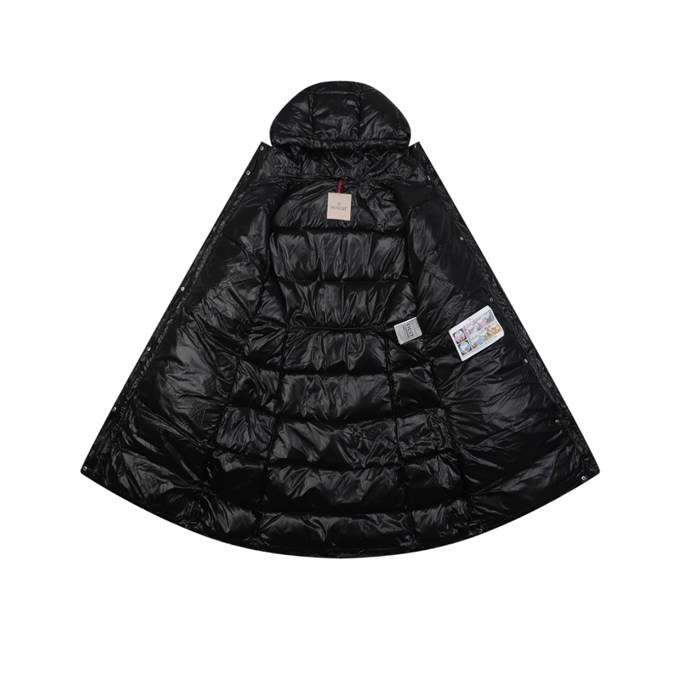 Moncler Bellevue Belted Hooded Down Coat #MT-2009 Black Lining