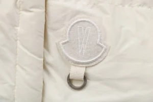 Mxxcler Jayel Triple-Zip Down Jacket White Brand label