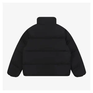 Mxxcler Jayel Triple-Zip Down Jacket Black Back view