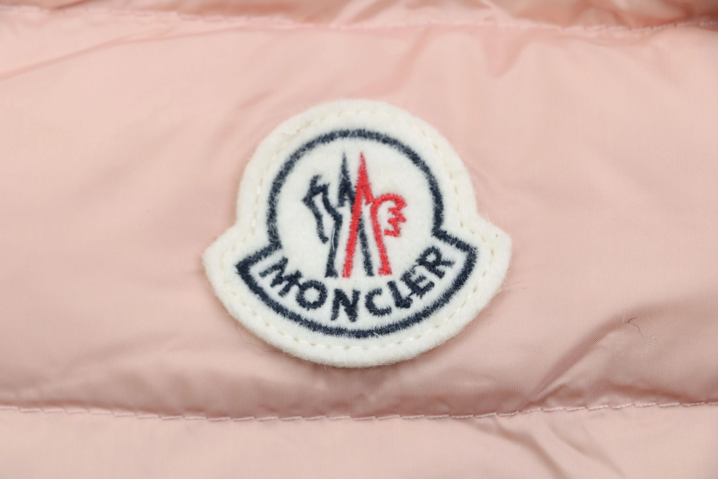 Moncler Lans Lightweight Quilted Down Jacket #MT-529 Pink Brand label