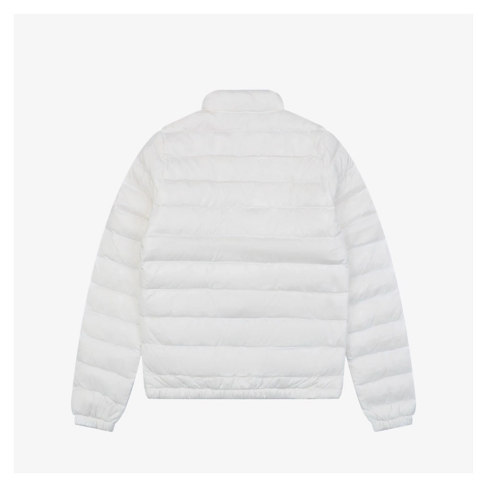 Moncler Lans Lightweight Quilted Down Jacket #MT-529 White Back view