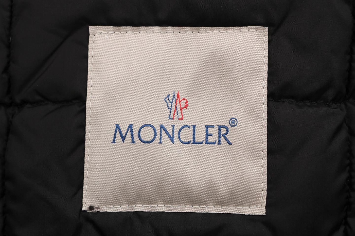Moncler Lans Lightweight Quilted Down Jacket #MT-529 Black Brand label