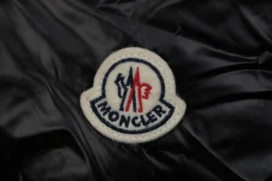Moncler Lans Lightweight Quilted Down Jacket #MT-529 Black Brand label