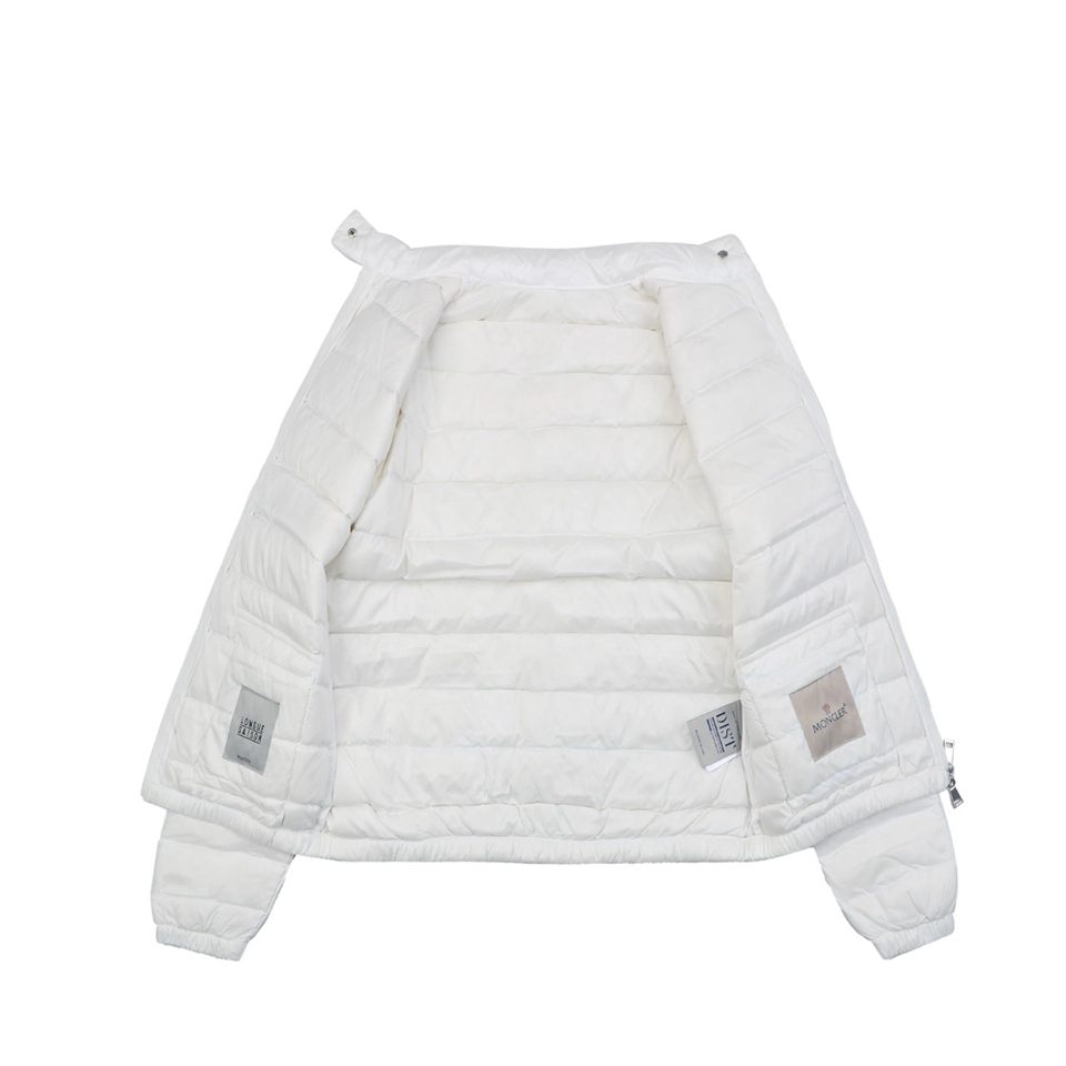 Moncler Lans Lightweight Quilted Down Jacket #MT-529 White Lining