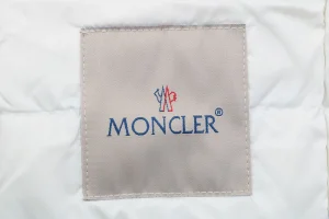Moncler Lans Lightweight Quilted Down Jacket #MT-529 White Brand label