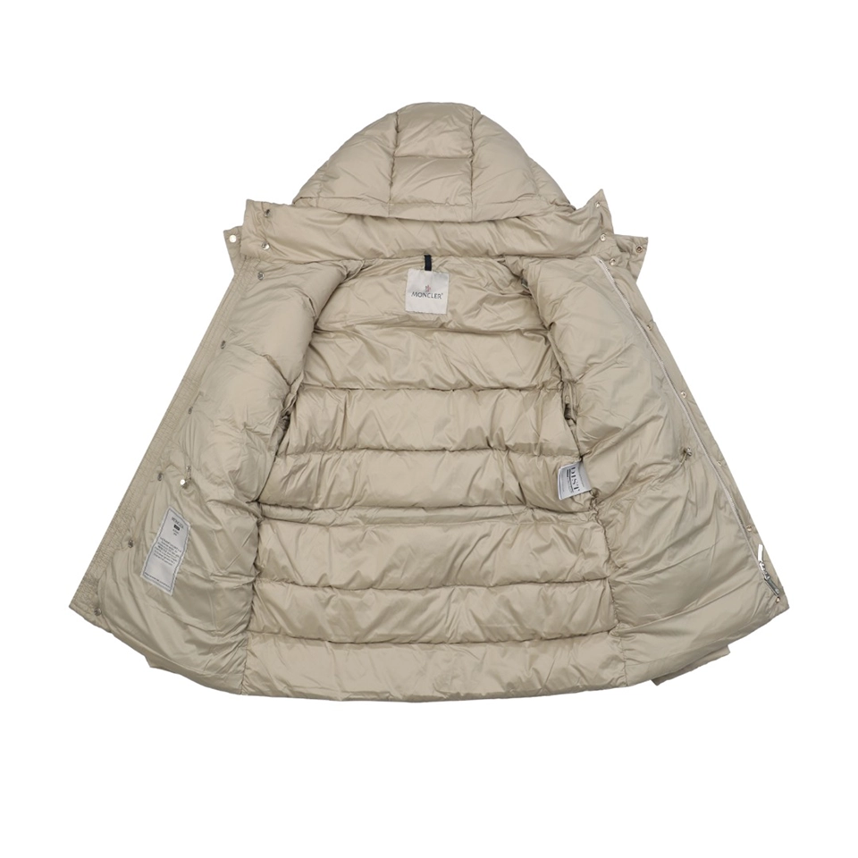 Mxxcler × 1017 ALYX 9SM Hooded Down Jacket (Brown/Black)