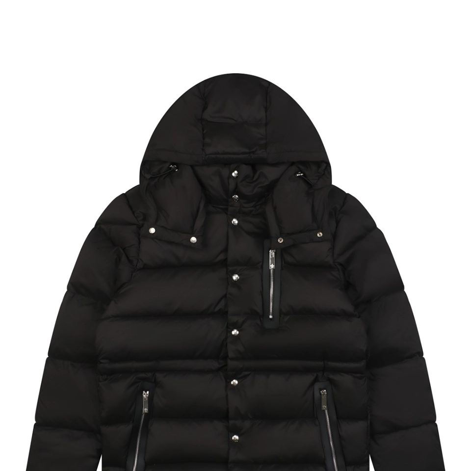 Mxxcler × 1017 ALYX 9SM Hooded Down Jacket (Brown/Black)
