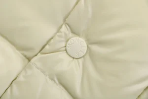 Mxxcler Abbadia Short Quilted Down Jacket #MT-2066 White Button