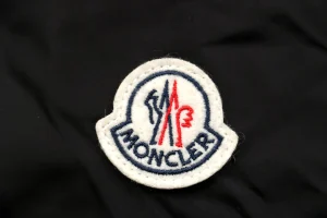 Mxxcler Agneux Cinched-Waist Hooded Down Jacket Black Brand label