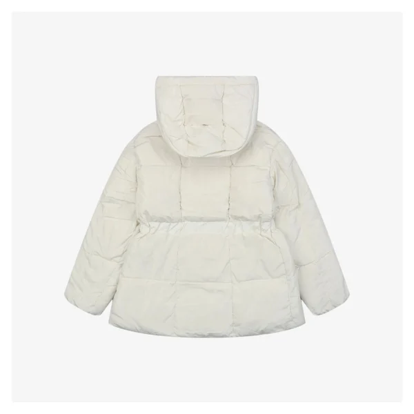Mxxcler Agneux Square-Quilted Hooded Down Jacket #MS-776 Back view