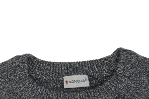 Mxxcler Arm Pocket Crewneck Knit Sweater Collar