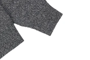 Mxxcler Arm Pocket Crewneck Knit Sweater Cuff