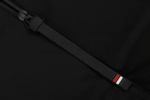 Mxxcler Arm Rooster Logo Hooded Down Jacket #2566 Black Zipper puller