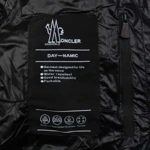 Mxxcler Arm Rooster Logo Hooded Down Jacket #2566 Brand label