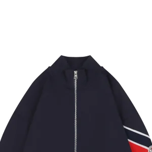 Mxxcler Arm Tape MK Embroidered Zip Jacket