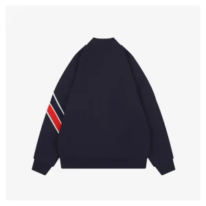 Mxxcler Arm Tape MK Embroidered Zip Jacket Back view