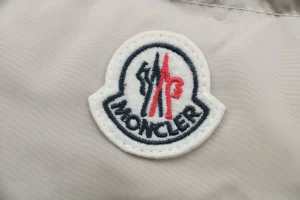 Mxxcler Avoce Cinched-Waist Hooded Down Jacket #MX-006 Grey Brand label