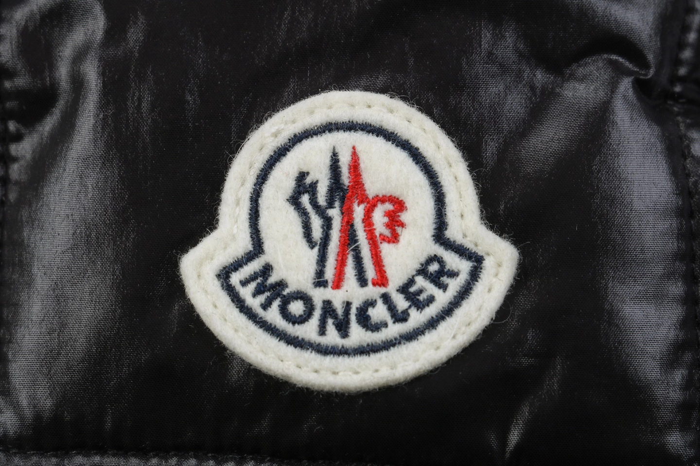 Mxxcler Barante Glossy Cinched-Waist Hooded Down Jacket #MX-005 Black Brand label