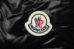 Mxxcler Bellevue Belted Hooded Long Down Jacket Black Brand label