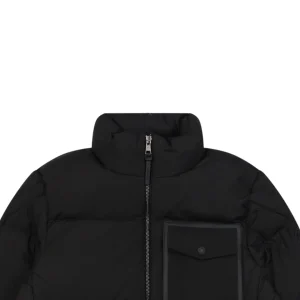 Mxxcler Besbre High-Collar Pocket Down Jacket Black