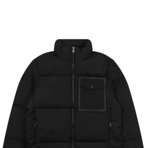 Mxxcler Besbre High-Collar Pocket Down Jacket Black