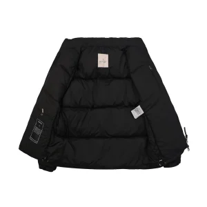 Mxxcler Besbre High-Collar Pocket Down Jacket Black Lining