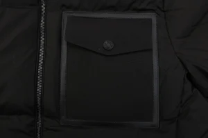 Mxxcler Besbre High-Collar Pocket Down Jacket Black Pocket