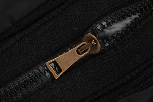 Mxxcler Chamer Long Hooded Down Jacket Black Zipper puller