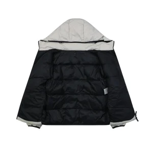 Mxxcler Forez Hooded Down Jacket #MT-518 Grey Lining