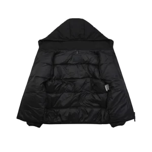 Mxxcler Forez Hooded Down Jacket #MT-518 Black Lining