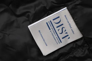 Mxxcler Forez Hooded Down Jacket #MT-518 Black Wash label