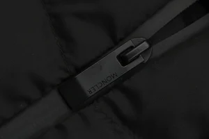 Mxxcler Forez Hooded Down Jacket #MT-518 Black Zipper puller