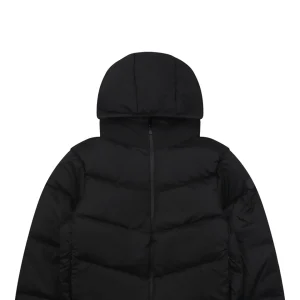 Mxxcler Forez Hooded Down Jacket #MT-518 Black